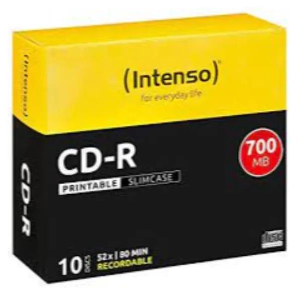 CD-R 700MB.12X SLIM PRINTABLE 10PZ.