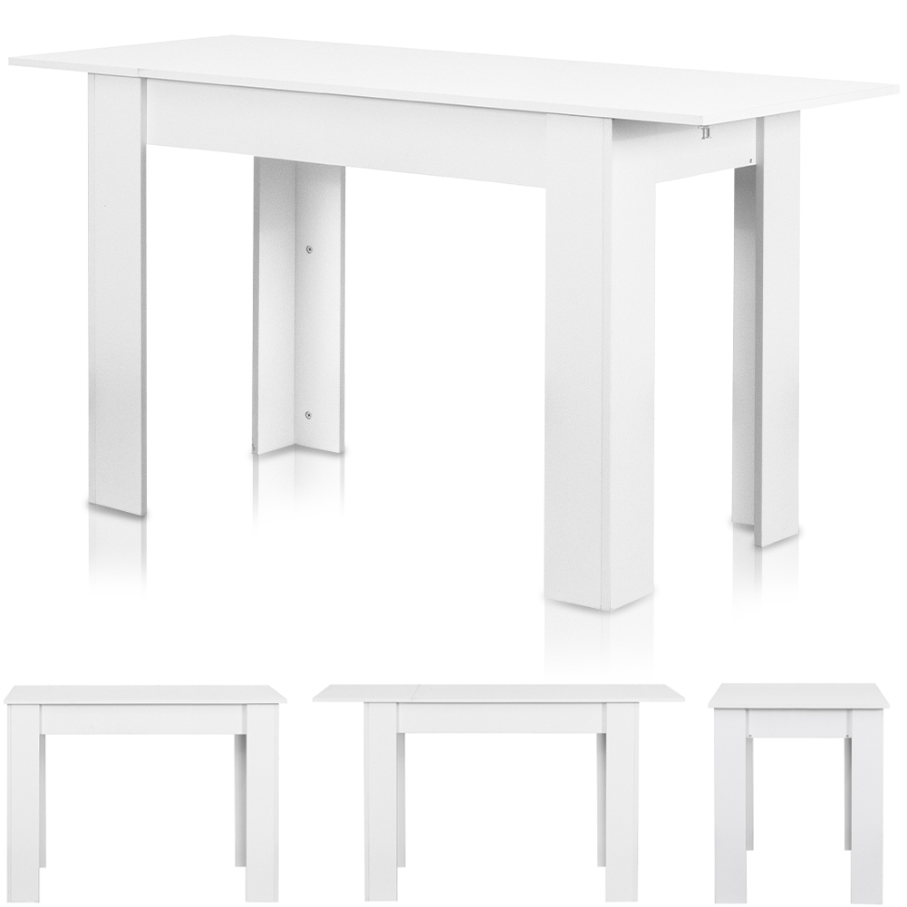 Tavolo Allungabile Cucina Sala Pranzo da 110 a 150x70x78 cm Bianco Estensibile (1)