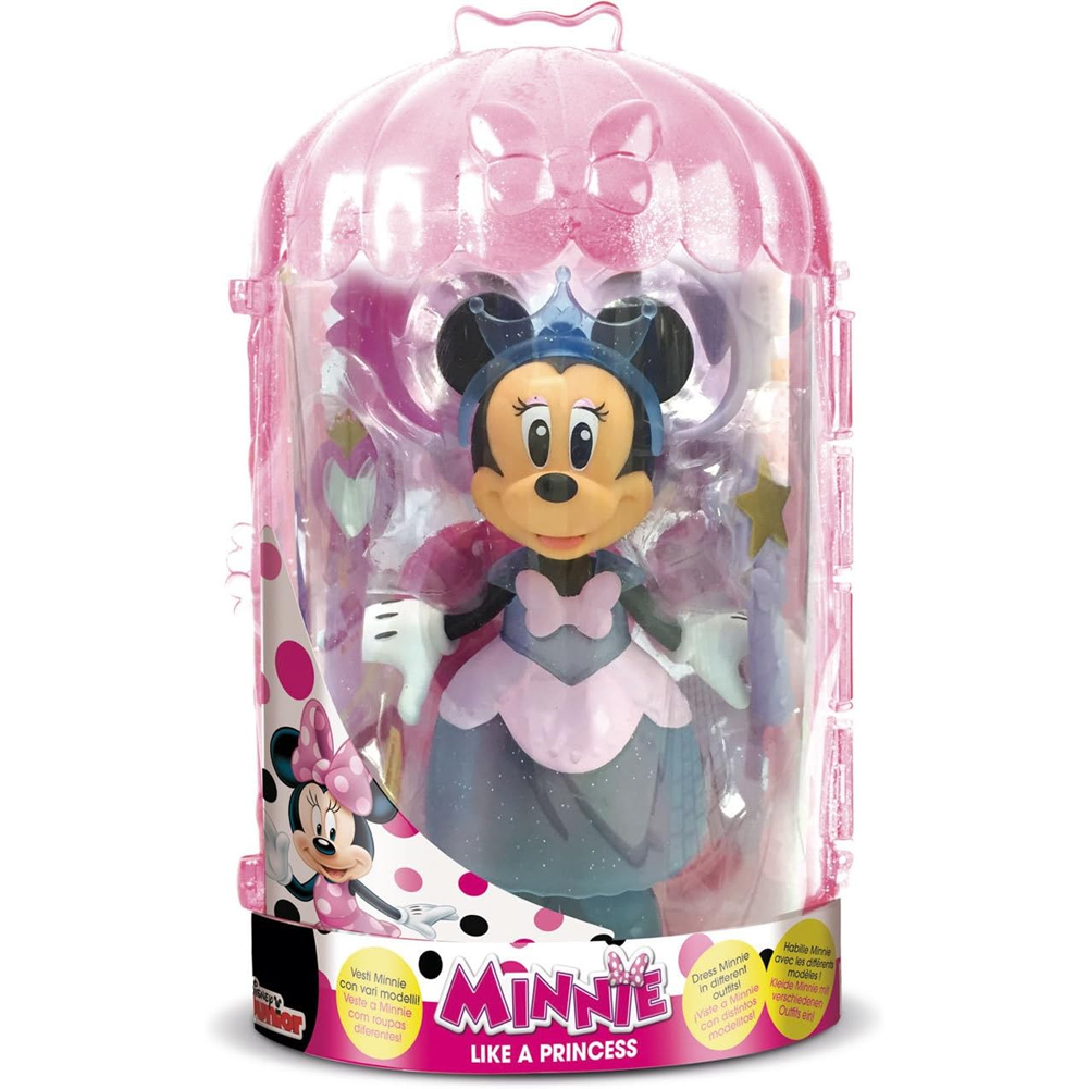 Minnie Like A Princess Bambola con 12 Accessori e Vestiti da 15 cm Idea Regalo (1)