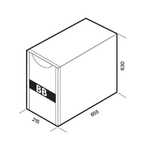 BATTERY BOX SEP 2200-3000 ER