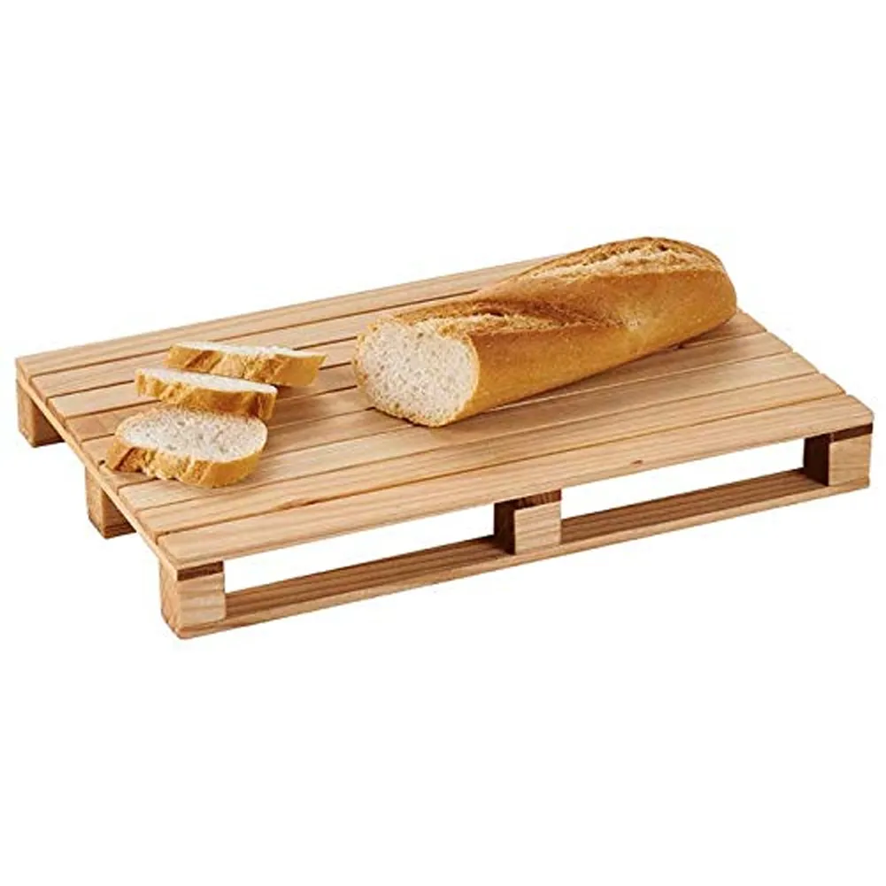 Tagliere a Forma di Pallet in Legno Pedana 20 x 40 cm Antipasti Affettati Salumi (1)