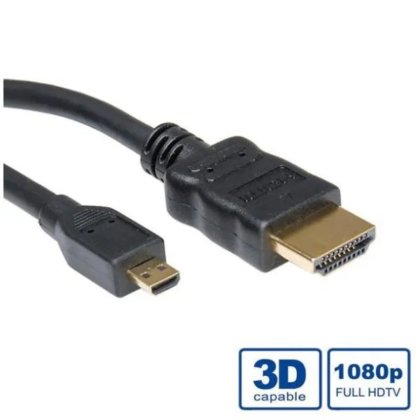 CAVO HDMI A - MICRO HDMI 2 METRI