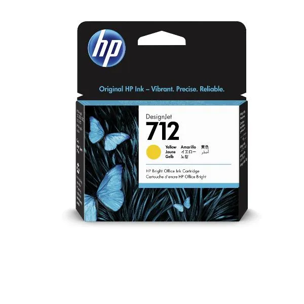 HP 712 29-ML YELLOW DESIGNJET INK