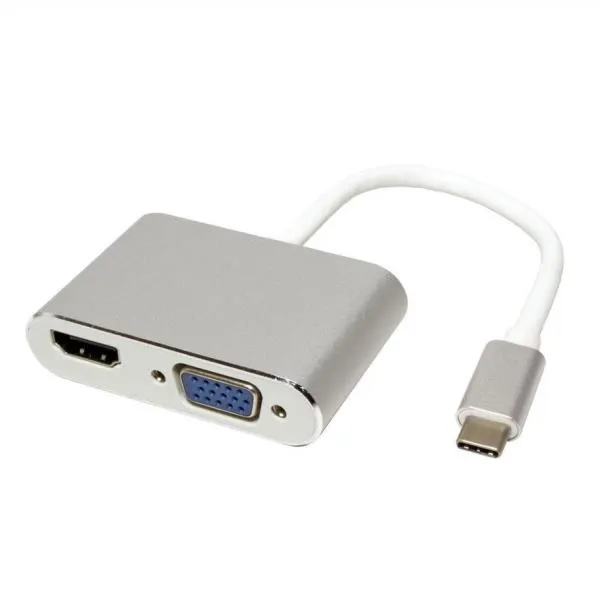 ADATT.TYPE C-HDMI/VGA M/F