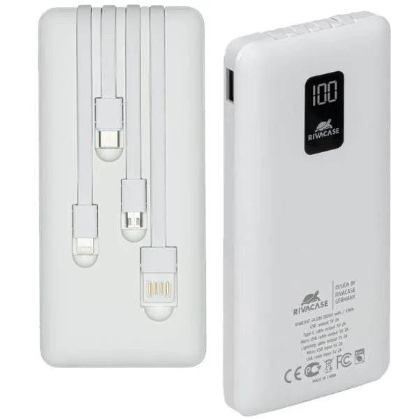 POWER BANK 10000 MAH CAVI INTEGRATI