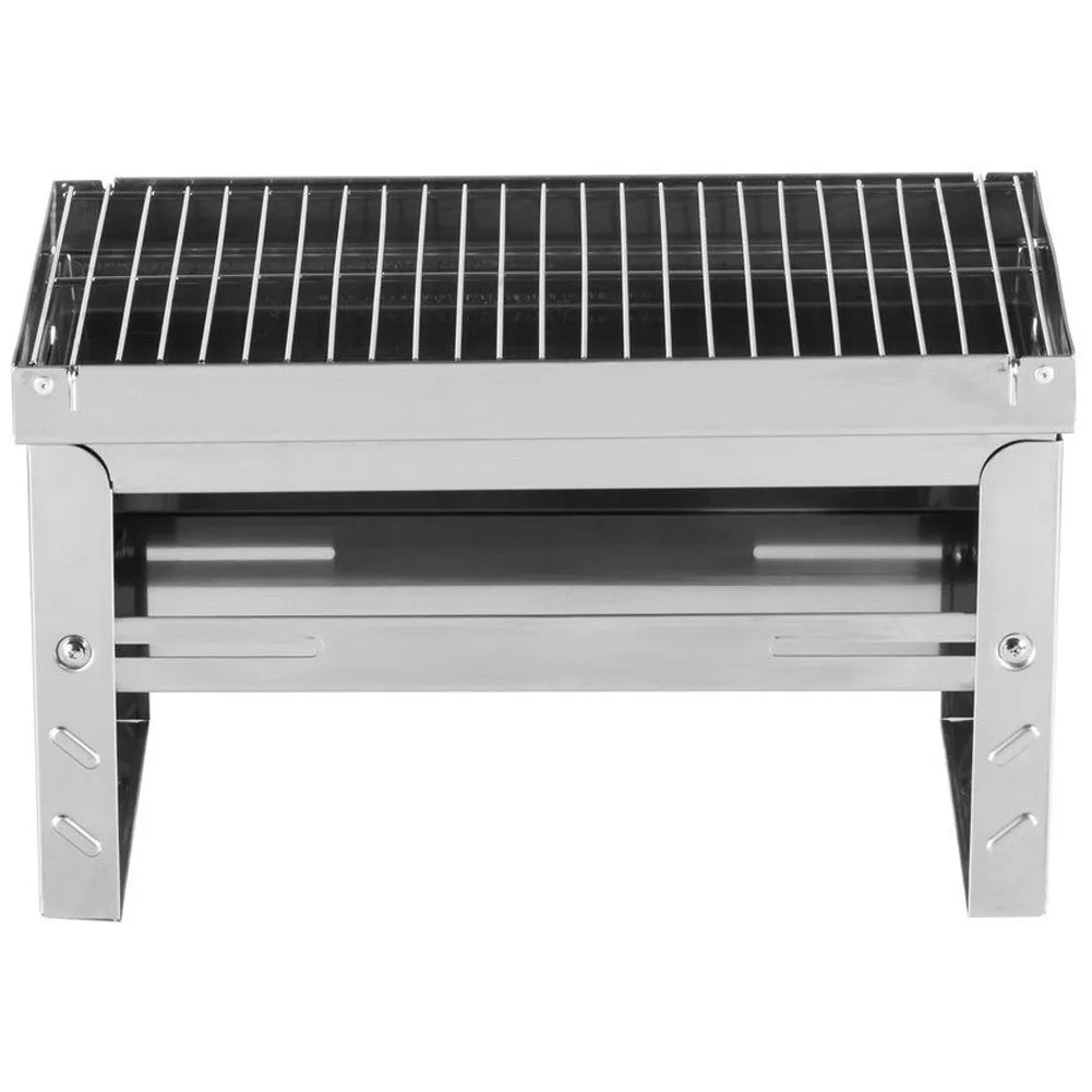 Barbecue Pieghevole Portatile in Acciaio INOX, 3,9 kg 44x27x25 cm (1)