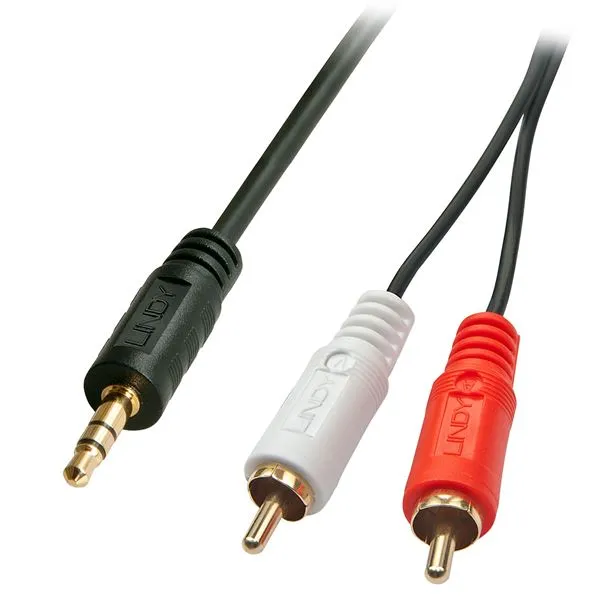 CAVO AUDIO STEREO 3.5MM A 2XRCA MAS