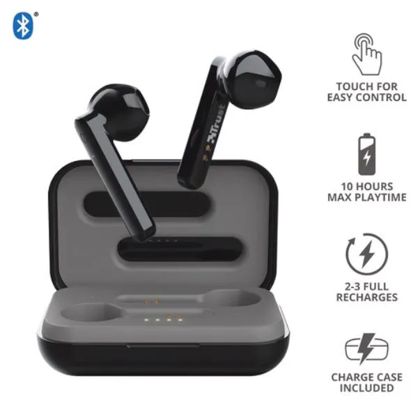 PRIMO TOUCH BT EARPHONES BLACK