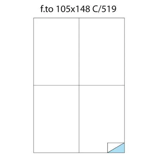 CF200ETICHETTE 105X148 LASER POLIES