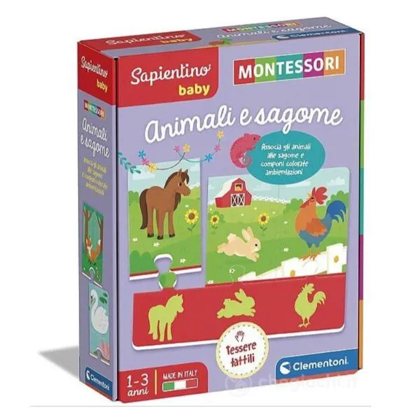 MONTESSORI BABY ANIMALI E SAGOME