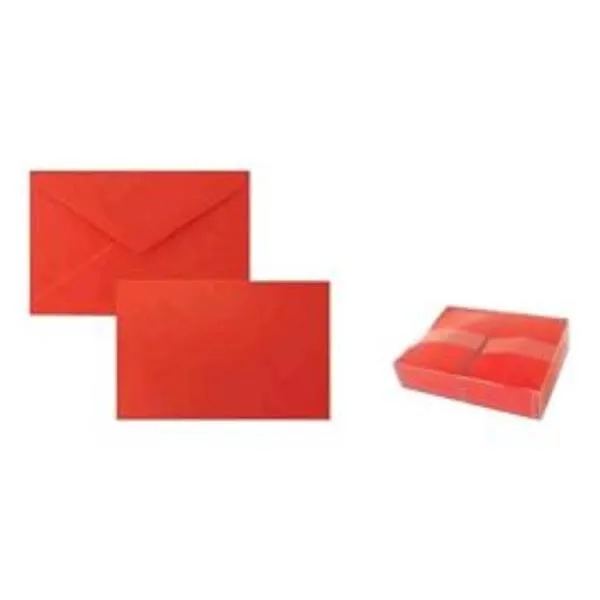 CF100BIGL  100BUSTE 9X14CM ROSSO