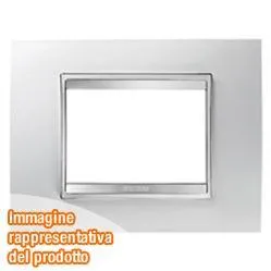 PLACCA LUX 4P BIANCO LATTE