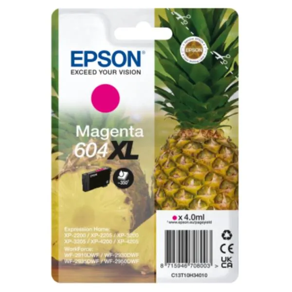 CARTUCCE INK ANANAS MAGENTA 604XL