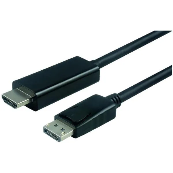 DP CABLE - UHDTV M/M BLACK 1M