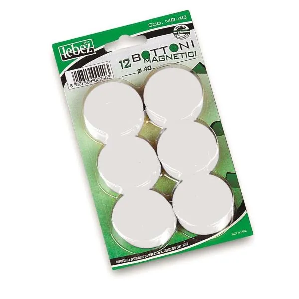 CF6BLISTER DA 12 MAGN. BIANCO 30 MM