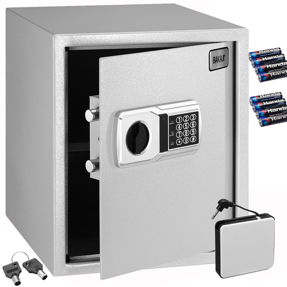 Cassaforte Elettronica di sicurezza 40x35x40cm Porta documenti Valori Casa Hotel (1)