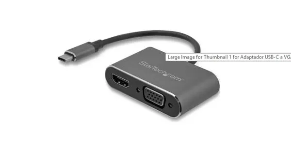 ADATTATORE USB-C A VGA  HDMI