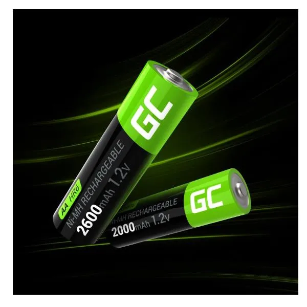 RECHARGE BATTERIES 2XAA HR6 2000MAH