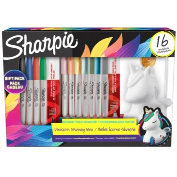 SHARPIE GIFT BOX UNICORN PEA