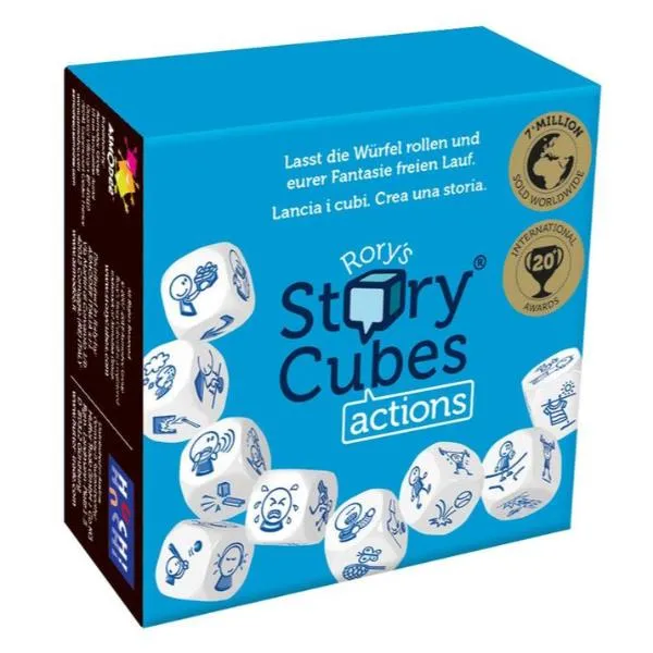 RORY S STORY CUBES ACTIONS AZZURRO