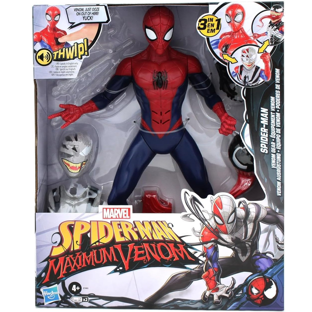 Hasbro Spiderman Venom Personaggio con Accessori Action Figure Idea Regalo (1)