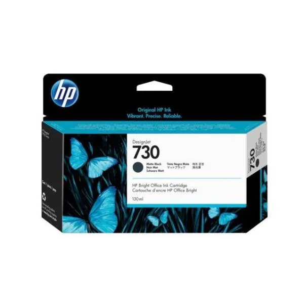 HP 730 130-ML MATTE BLACK INK CRTG