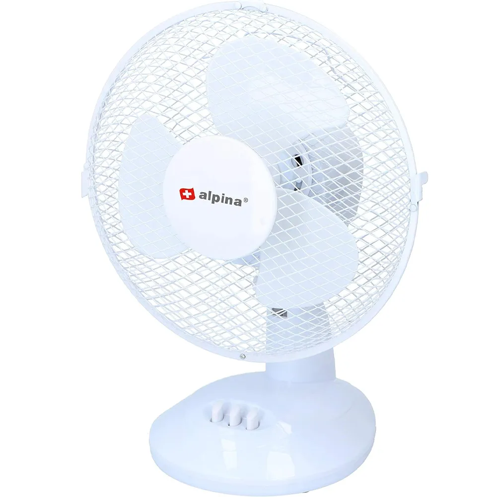 Ventilatore da Tavolo Pale 23 cm Salvaspazio 20 W 2 Velocità e Funzione Girevole (1)