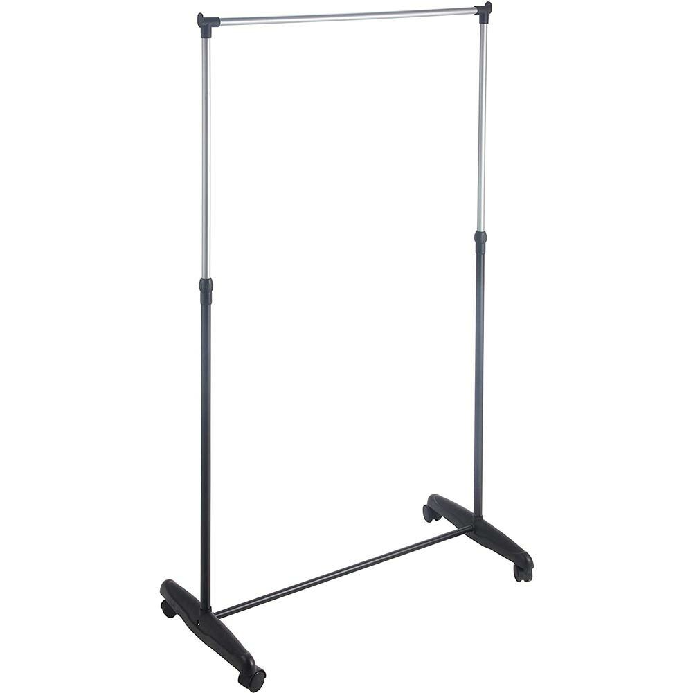 Stand Appendiabiti Allungabile Telescopico Singolo con Ruote 80x43x90/160cm (1)