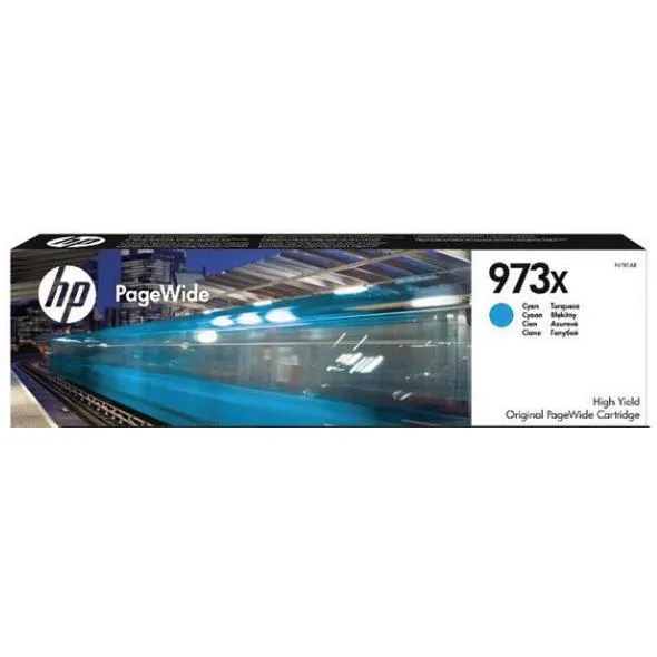 HP 973X HIGH YIELD CYAN PAGEWIDE