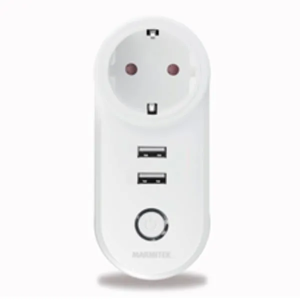 SMART WI-FI POWER PLUG-15A-2 USB