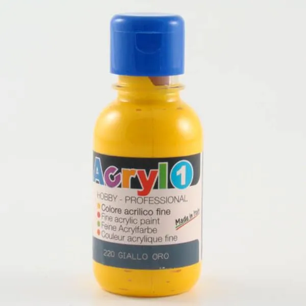 TEMPERA GIALLO ORO ACRILICA 75ML