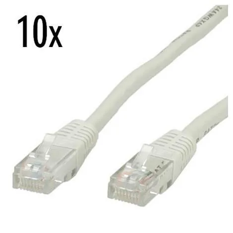 10X CAVO PATCH CAT 5E UTP 2 M