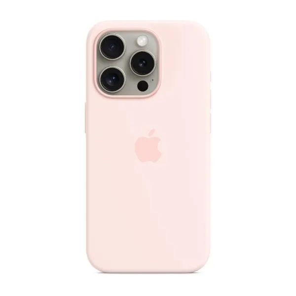 IPHONE 15 PROMAX SI CASE LIGHT PINK